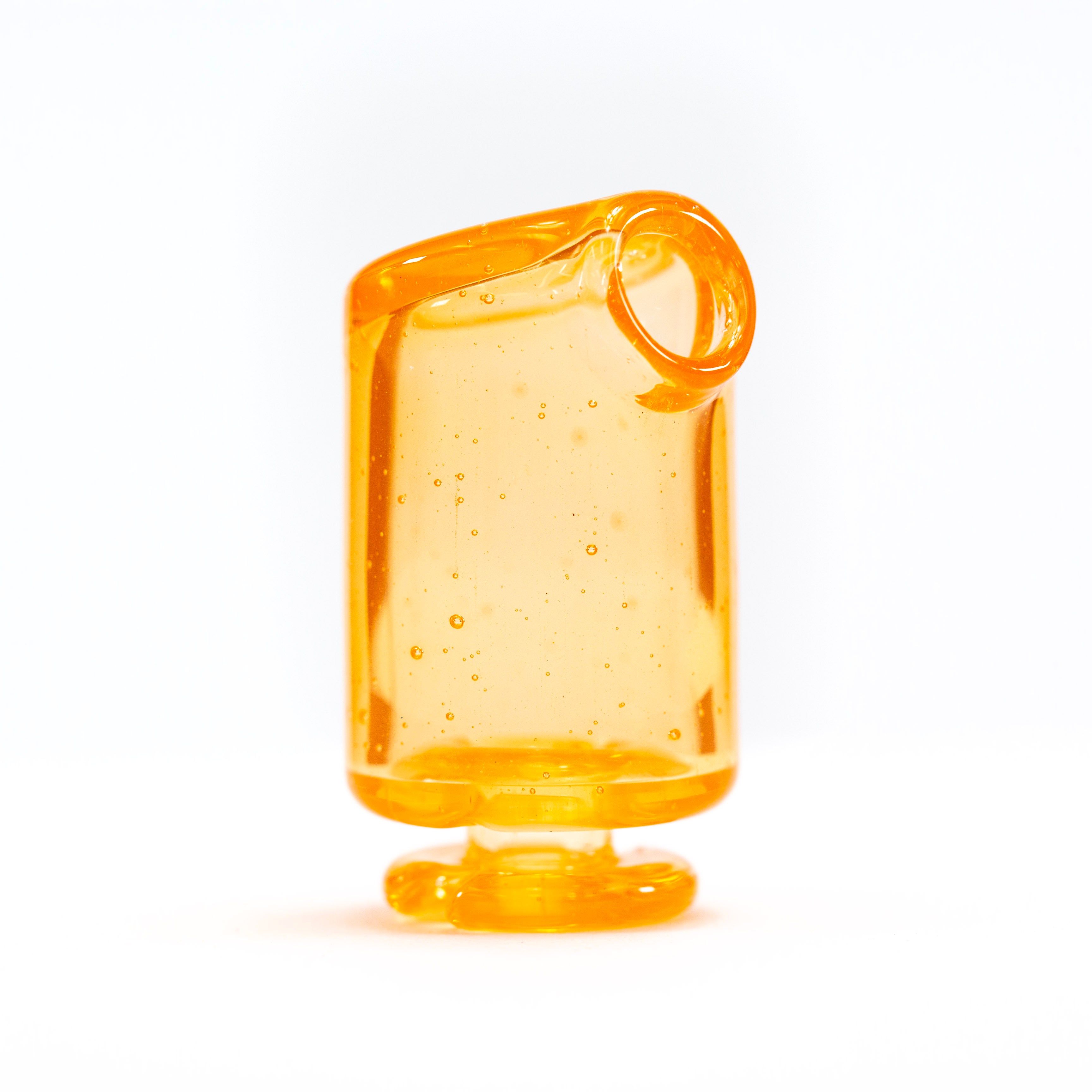Kizmit Glass Tangie Pivot Spinner Tip & Pearls #KZM33 - Planet Caravan